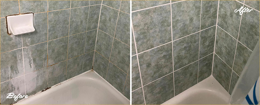 Shower Expertly Restored by Our Professional Tile and Grout Cleaners in Shelby Township, MI