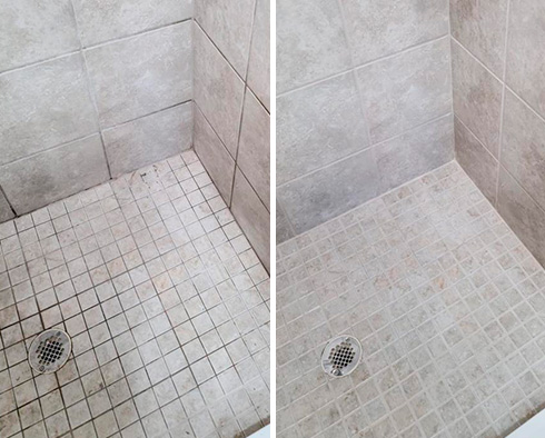 Shower Restored by Our Tile and Grout Cleaners in Chesterfield Township, MI