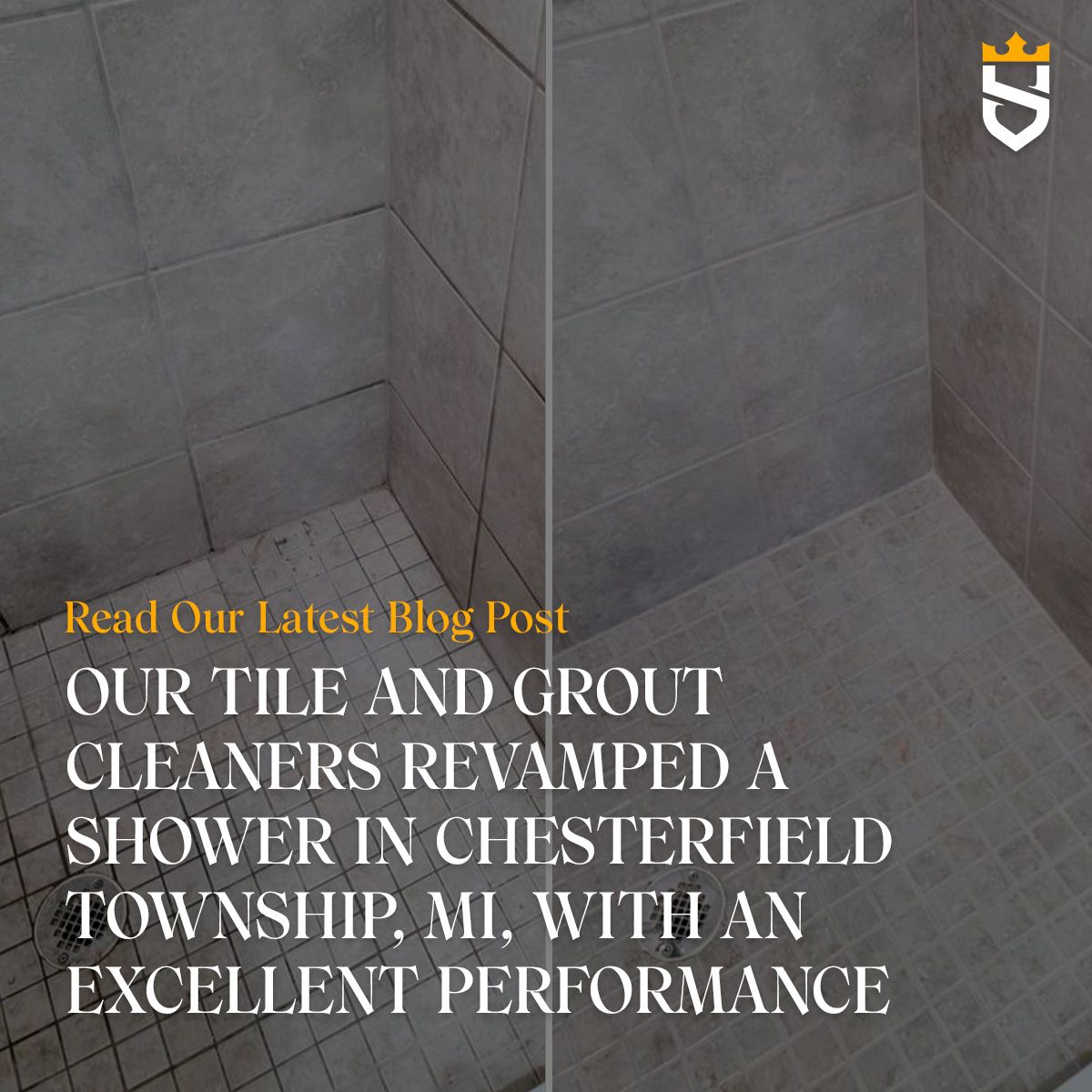 Our Tile and Grout Cleaners Revamped a Shower in Chesterfield Township, MI, With an Excellent Performance