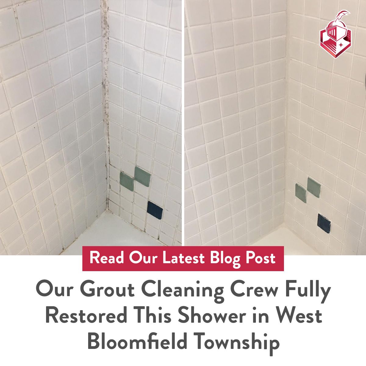 Our Grout Cleaning Crew Fully Restored This Shower in West Bloomfield Township